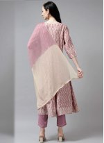 Lavender Chiffon Salwar Suit