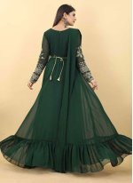 Fab Green Georgette Gown