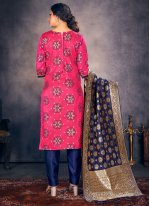 Banarasi Silk Fancy Pant Style Suit