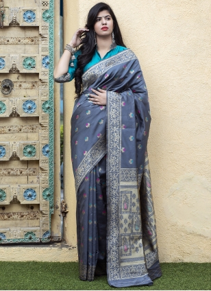 Lowest price Silky Wedding Sarees and Silky Wedding Saris online