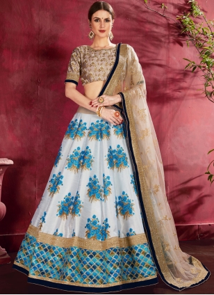 Banglori Silk Floral Print Designer Lehenga Choli