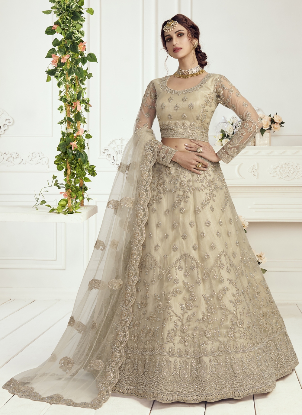 Yankita Kapoor Peach Colour Lehenga Design Buy Online 2023