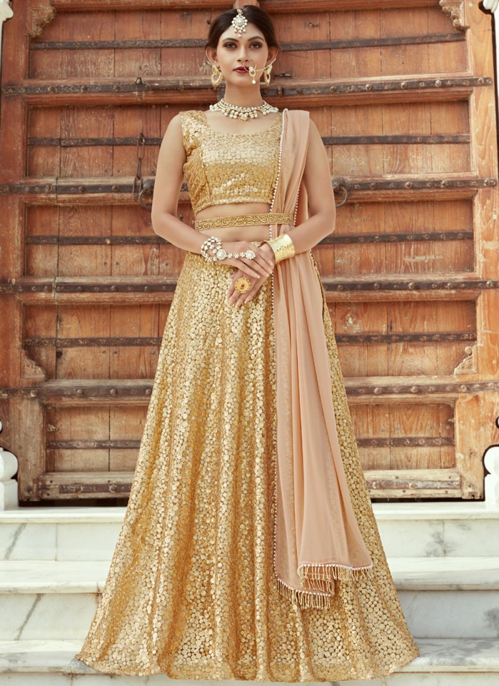 Kanjivaram Silk Zari Lehenga