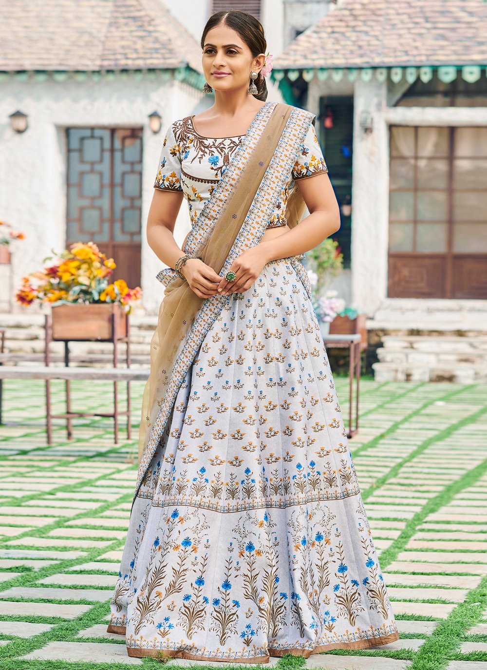 Green Lehenga Choli for Women Ready to Wear Custom Size Floral - Etsy |  Indian bridal dress, Indian bridal outfits, Lehenga choli wedding