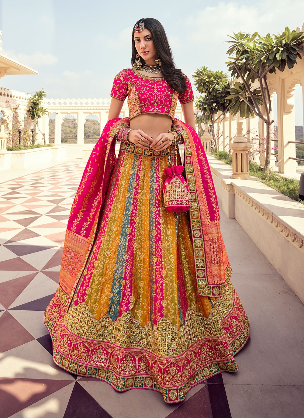 Buy Lehenga Choli Online & Offline Store in USA – Roop Sari Palace