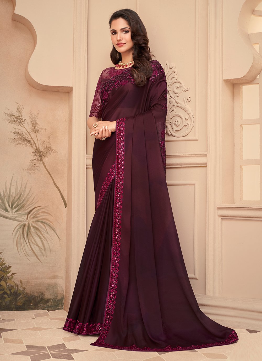 AMOHA PRESENTS DNO 1016114 SERIES INDIAN WOMEN BOLLYWOOD STYLE READY TO  WEAR LYCRA GOWN SAREE FESTIVE PARTY COCKTAIL SARI WHOLESALE COLLECTION 7424