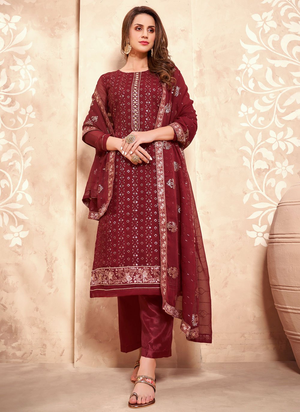 Pakistani Suit Design Cotton -✈Free➕COD🛒