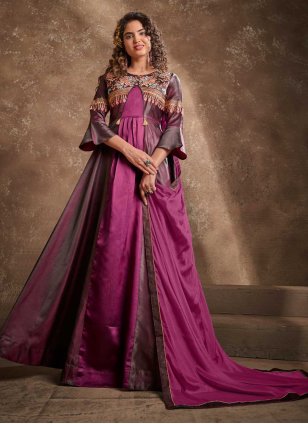 Embroidered Festival Readymade Anarkali Suit