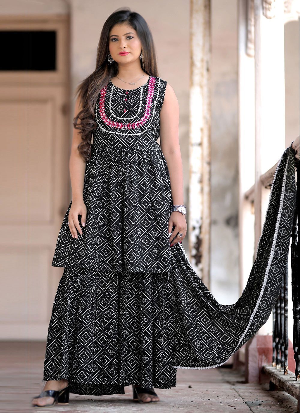 Shop Online Silk Zari Readymade Salwar Suit : 271857 -