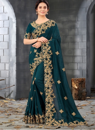 Morpeach  Designer Saree