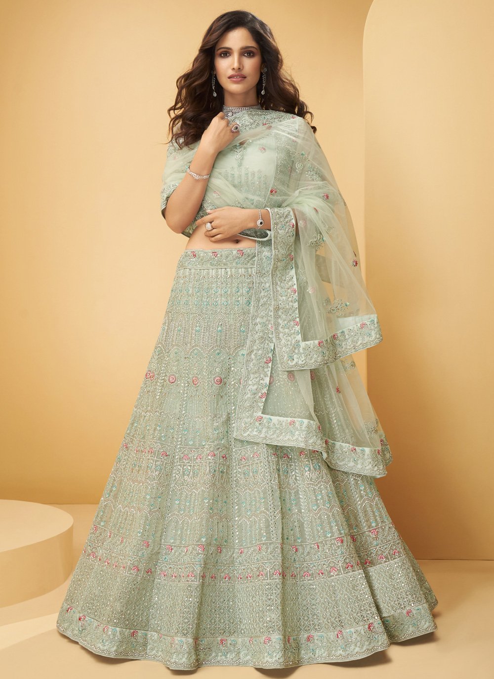30+ Stunning Engagement Lehenga Designs For Brides | Indian wedding dress,  Indian fashion, Indian bride