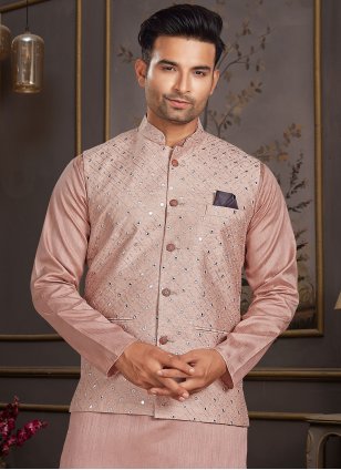 Indian Mens Kurta Men Dress Shirt Wear Traditional Poly Cotton 