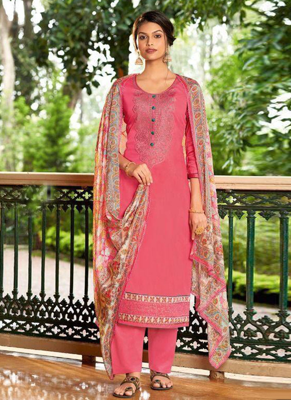 pink color salwar kameez designs