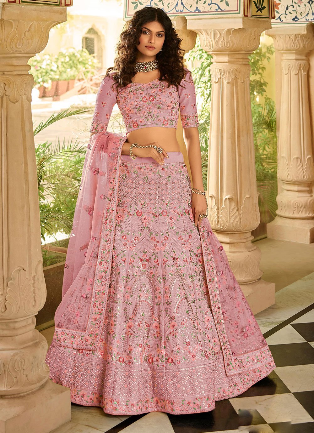 Buy Designer Bridal Lehenga Choli Online For Engagement Look India USA –  Sunasa
