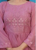 Pink Sequins Festival Designer Palazzo Salwar Kameez