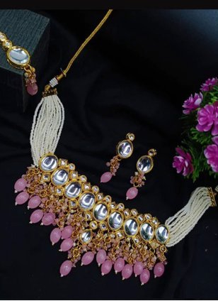 Precious Pink Ceremonial Jewellery Set