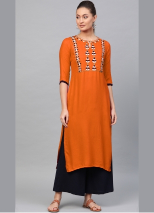 Rayon Designer Kurti