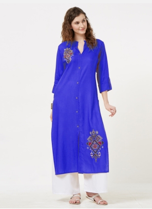 Rayon Party Wear Kurti