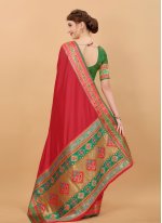 Red Kanjivaram Silk Classic Saree