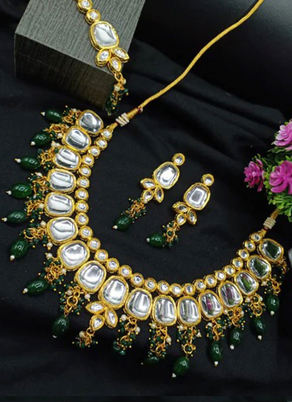 Green jewellery 2025 set online