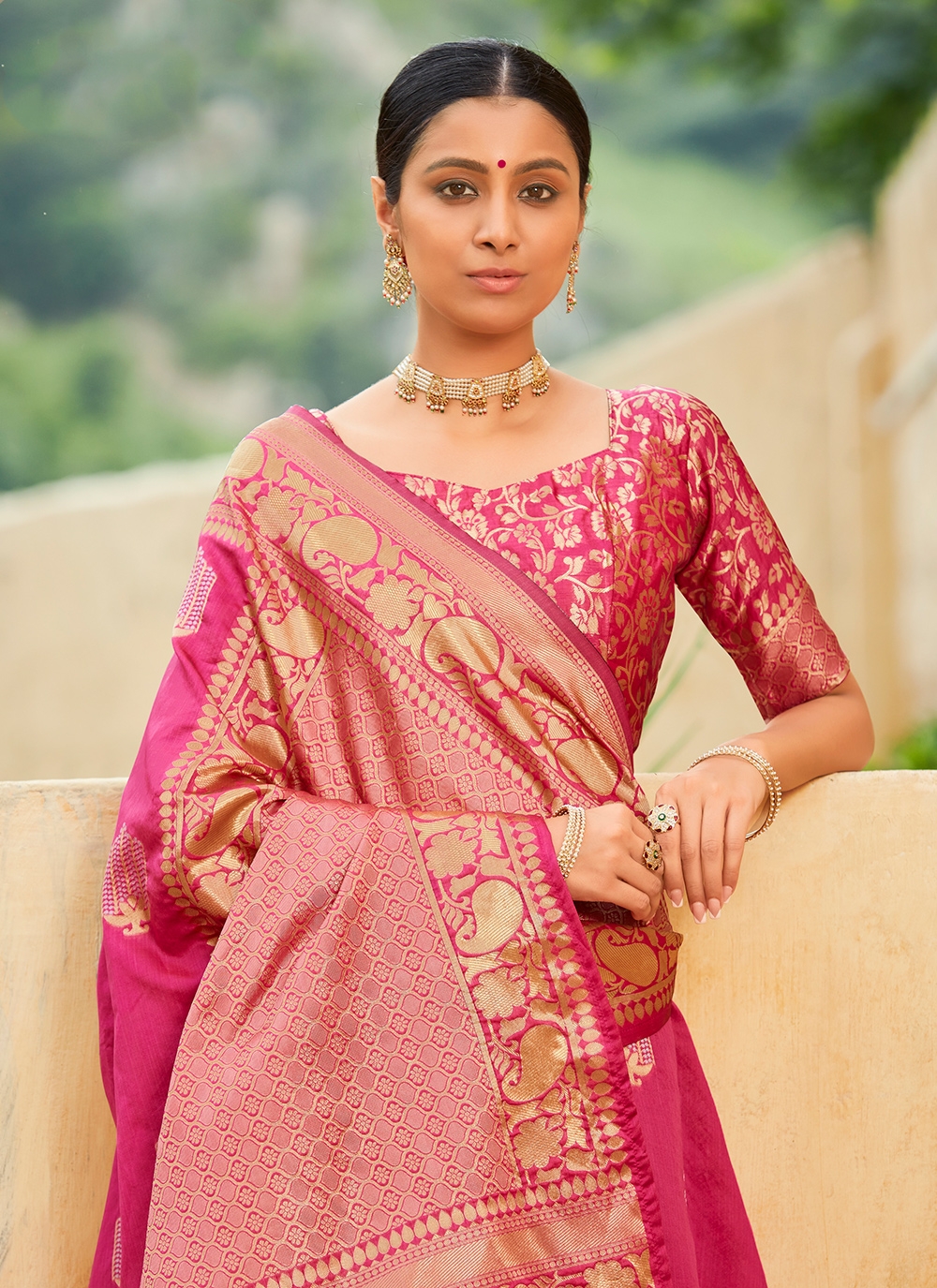 A Unique Pink Lehenga For Her Engagement – Lavender, The Boutique