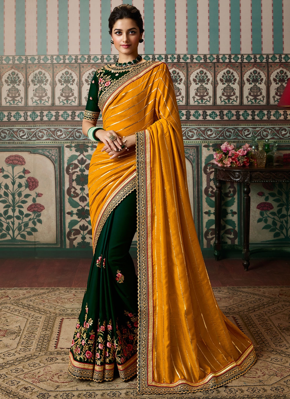 Buy Multicoloured Sarees for Women by SHAILY Online | Ajio.com