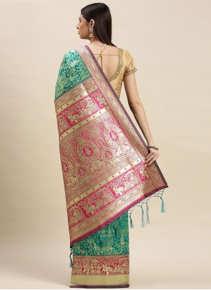 Weaving Designer Traditional Saree