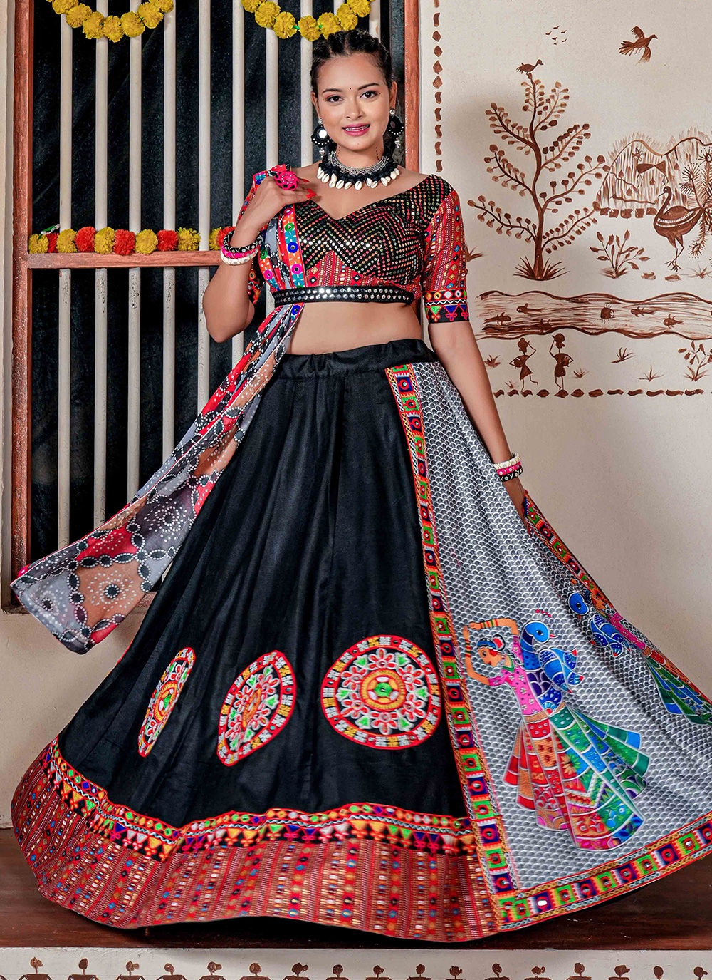 Self Design Semi Stitched Lehenga Choli Price in India - Buy Self Design  Semi Stitched Lehenga Choli online at Shopsy.in