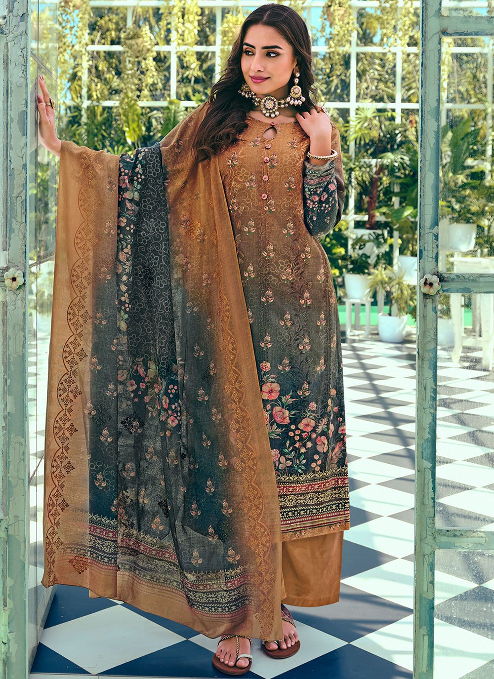 gulabo by harshit fashion pure cotton pakistani digital print suits set at  best price surat