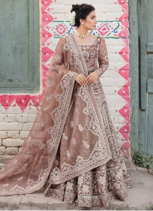 Pink Engagement Trendy Lehenga Choli