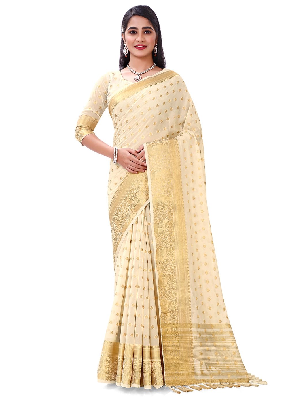 Voonik cotton clearance sarees online