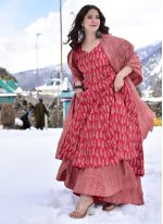 Exceptional Red Party Salwar Suit