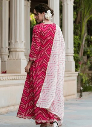 Firozi Cotton  Embroidered Salwar suit