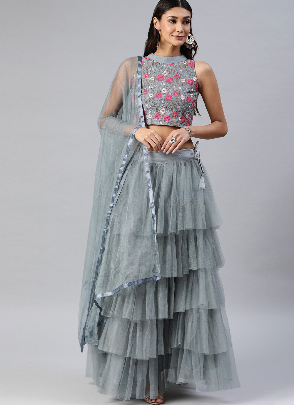 Indian Designer Pink Lehenga, Soft Net Lehenga, Bridal Lehenga for Women, Ruffle  Lehenga, Party Wear Lehenga Choli, Flared Lehenga - Etsy | Lehenga for  girls, Designer bridal lehenga, Indian bridal dress
