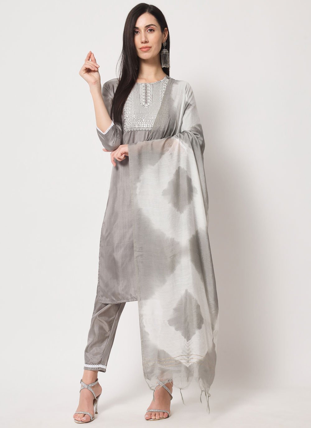 Silk suit design | Pakistani party wear dresses, Party wear dresses, Silk  dress design