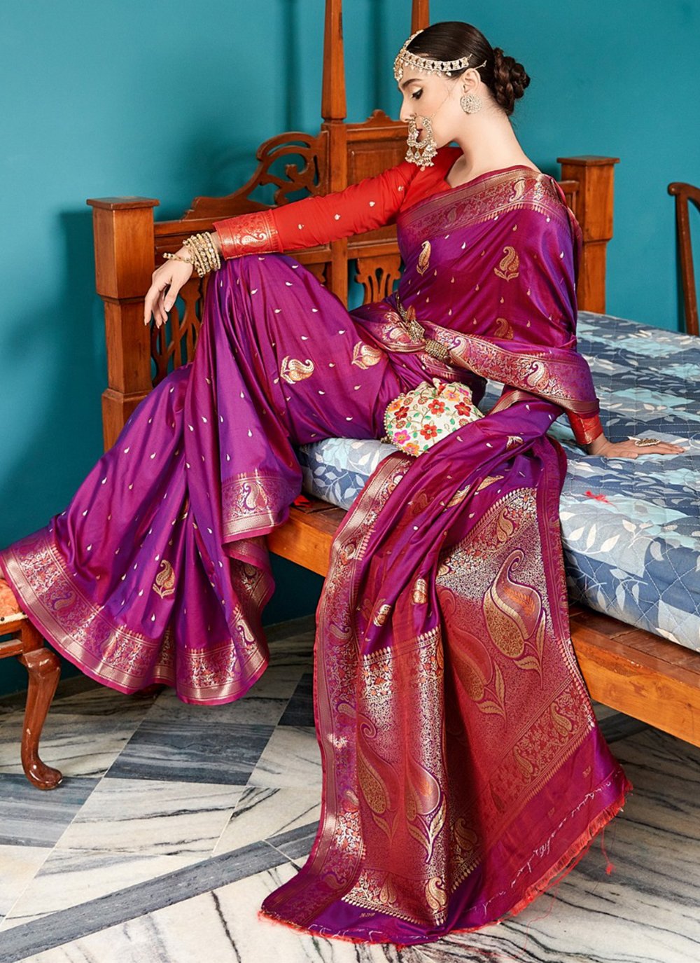 kanchipuram wedding silk sarees store- Price & Reviews | Kanchipuram Wedding  Wear