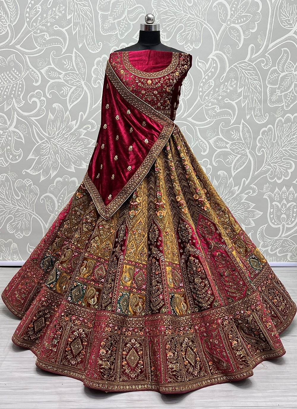 Premium Designer Maroon Colour Lehenga for Bride #BN818 | Pakistani bridal  dresses, Pakistani bridal, Bridal dress design