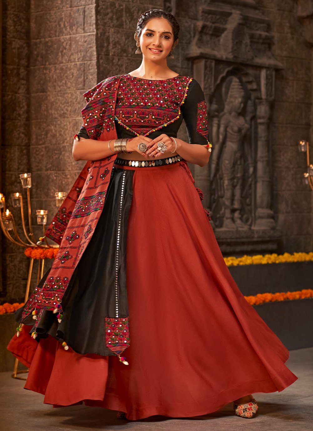 Maroon Colored Party Wear Lehenga Choli With Embroidery Work LC 278 in  Surat at best price by SARI DEAL - Justdial
