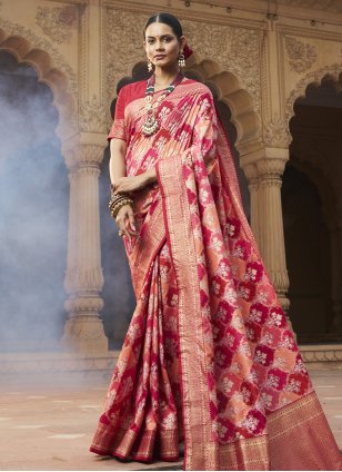 Multi Colour Cotton  Dangler Classic Sari