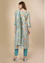 Multi Colour Cotton  Digital Print Readymade Salwar Suits