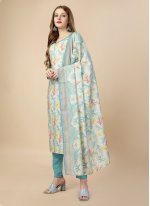 Multi Colour Cotton  Digital Print Readymade Salwar Suits