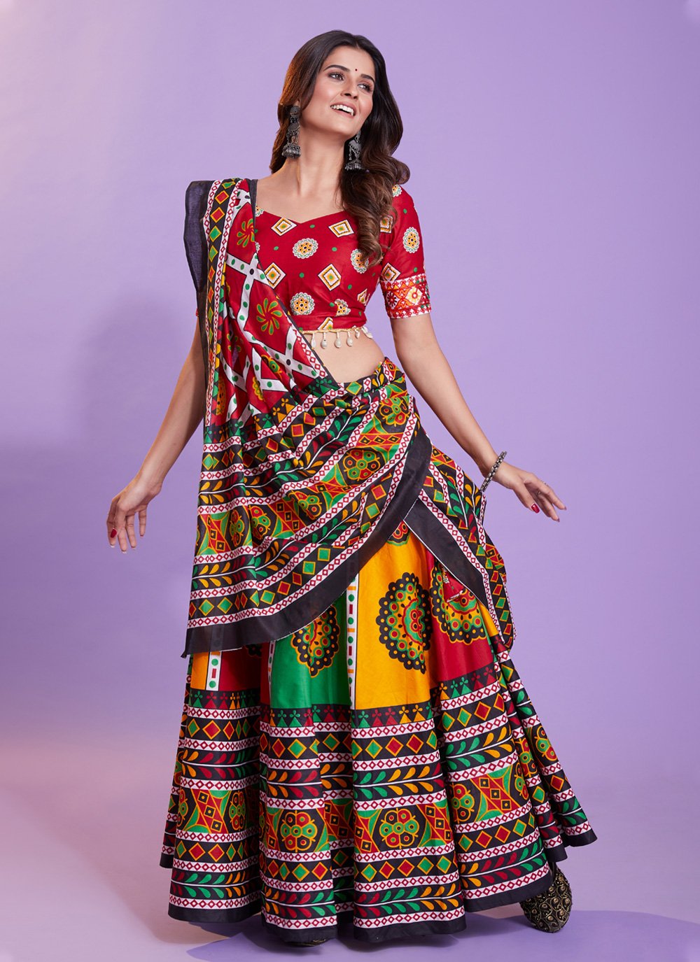 Buy Generic Girl's Net Readymade lehenga choli(kk-ChaniyaCholi-Kspl_Multicolour_3-4  yrs) at Amazon.in