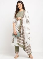 Multi Colour Cotton  Printed Trendy Salwar Kameez