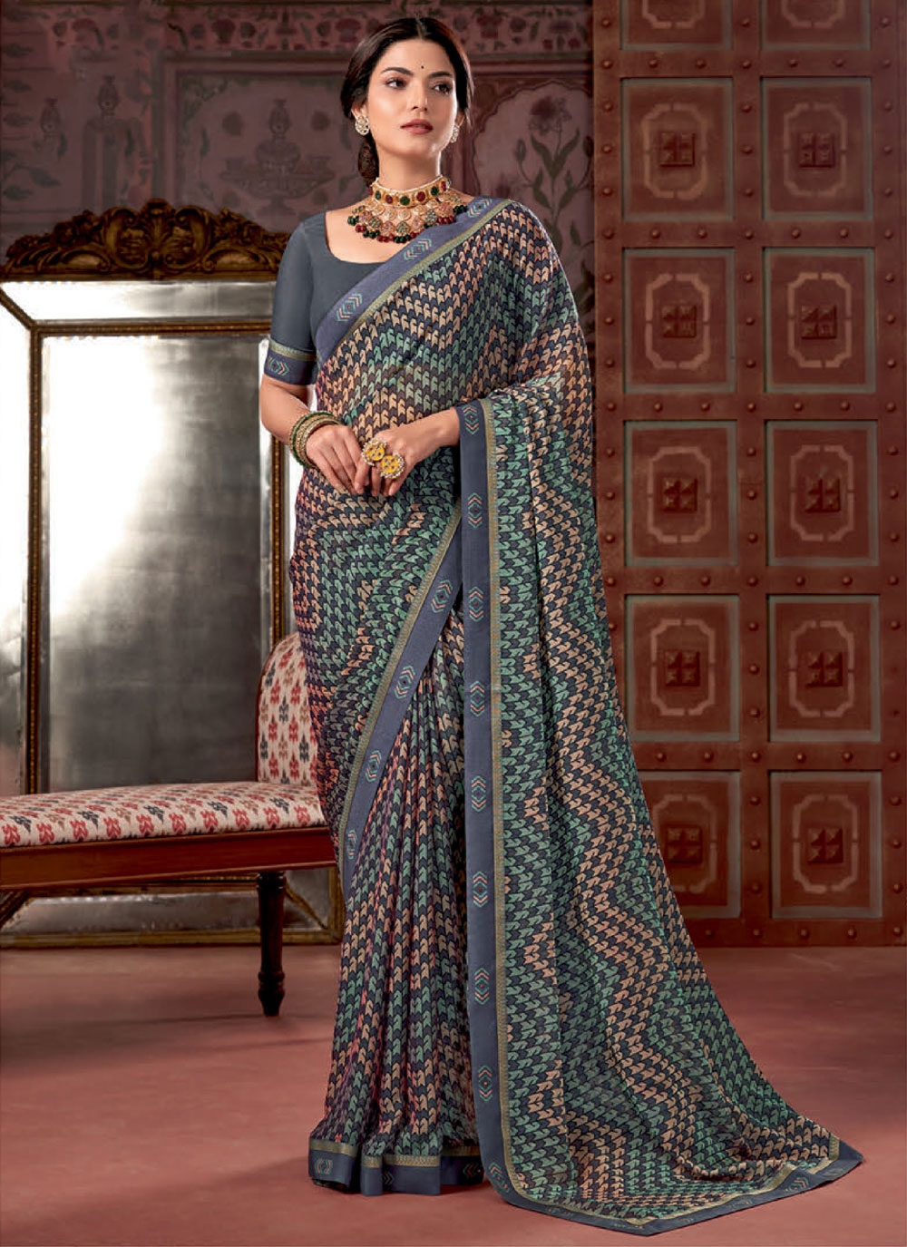 Trendy Pure Fabric Sarees available at Best Price, ₹1000 Signup Bonus and  Get Express Free Delivery, Shop here - http://www.samyakk… | Saree designs,  Saree, Fashion