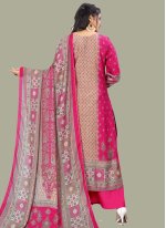 Multi Colour Muslin Digital Print Salwar suit