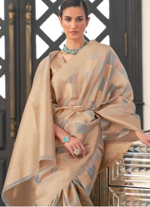 Multi Colour Organza Weaving Classic Sari