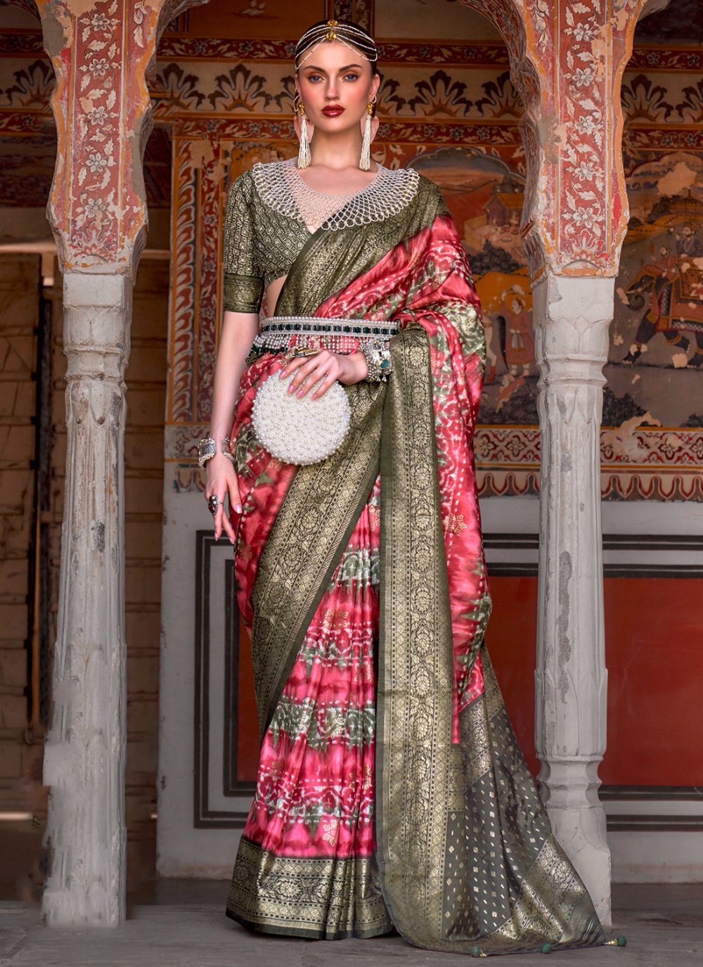 Glamorous Multi Color Designer Soft Silk Saree B2023 – TheDesignerSaree