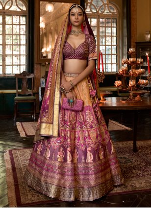 Buy Bollywood Sabyasachi Inspired Velvet Teal wedding lehenga in UK, USA  and Canada
