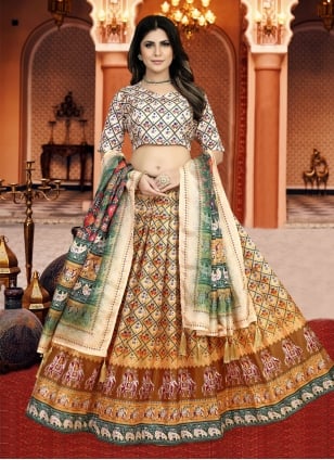 Cotton lehenga choli on sale designs