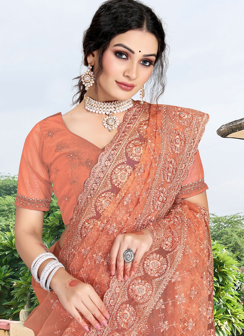 Buy Latest Wedding Sarees Online for Bride Sister and Mother – BharatSthali